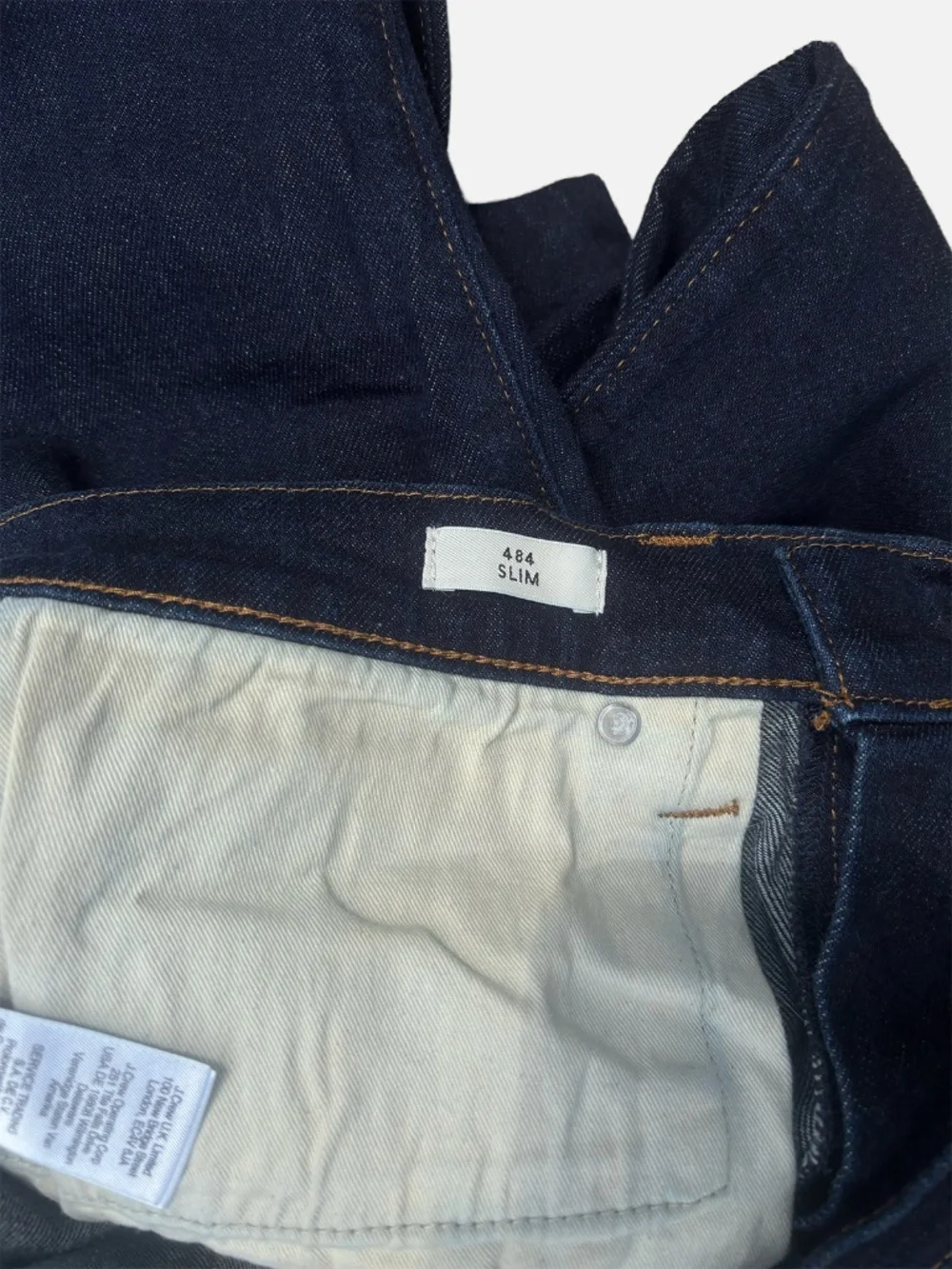 J.Crew 484 Slim Stretch Indigo Jeans 34x40